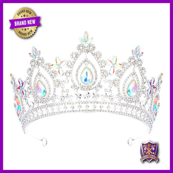 Wedding Tiara with Austrian Crystals, 3.34\